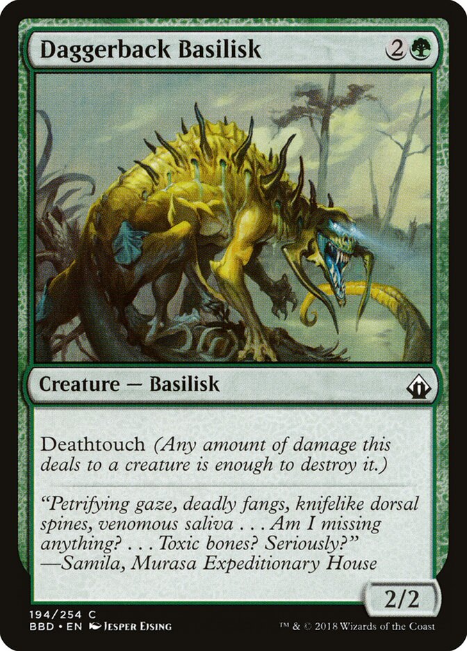 Daggerback Basilisk (194) - Battlebond (BBD)