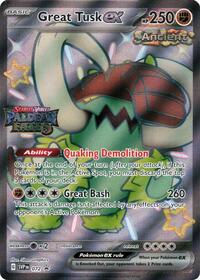 Great Tusk ex - 072 (Paldean Fates Stamped) (72) - Miscellaneous Cards & Products (MCAP)
