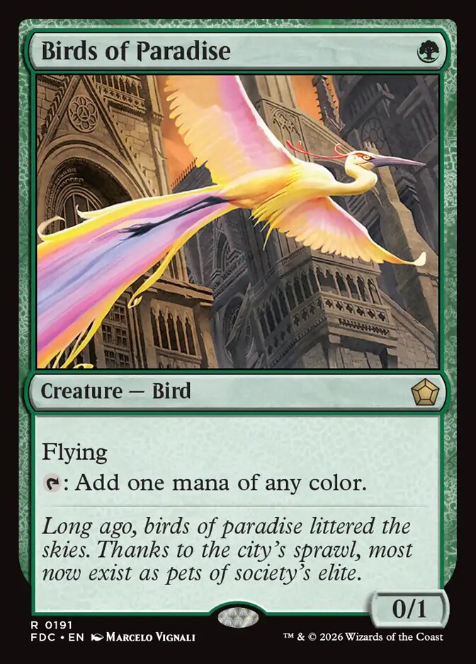 Birds of Paradise (191) - Foundations Commander (FDC)