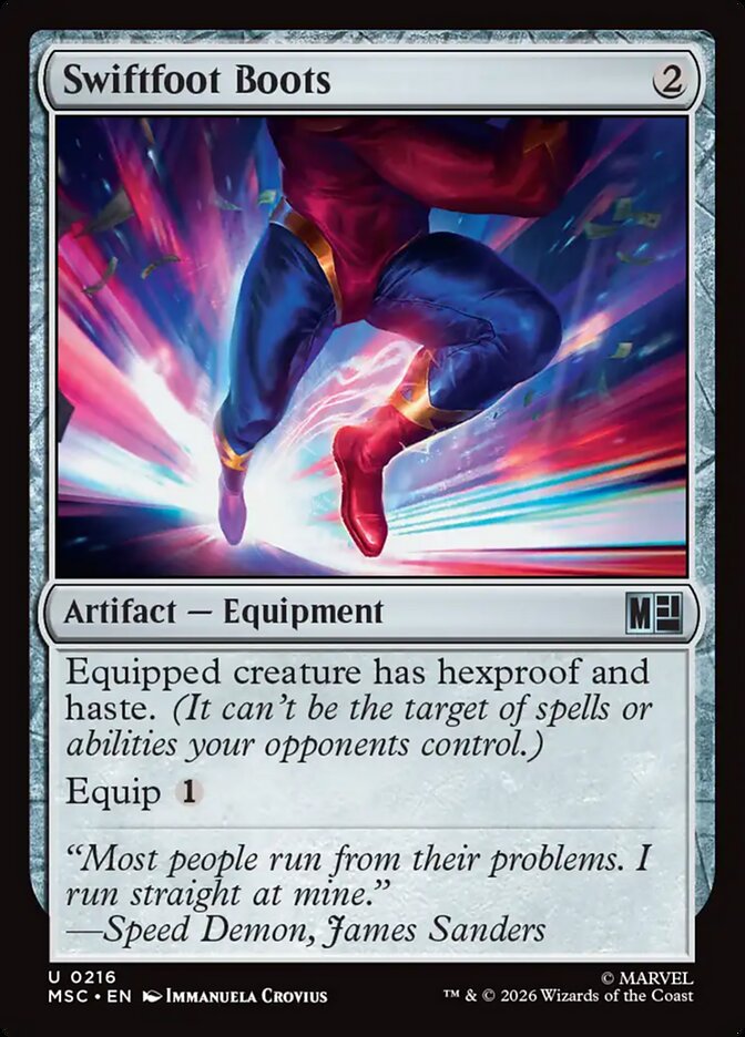 Swiftfoot Boots (216) - Marvel Super Heroes Commander (MSC)