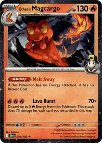 Ethan's Magcargo - 036/182 (Cosmo Holo) (36) - Miscellaneous Cards & Products (MCAP)
