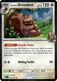 Arven's Greedent - 159/182 (Cosmo Holo) (159) - Miscellaneous Cards & Products (MCAP)