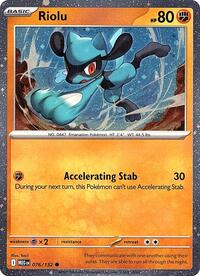 Riolu (Cosmos Holo) (76) - Miscellaneous Cards & Products (MCAP)