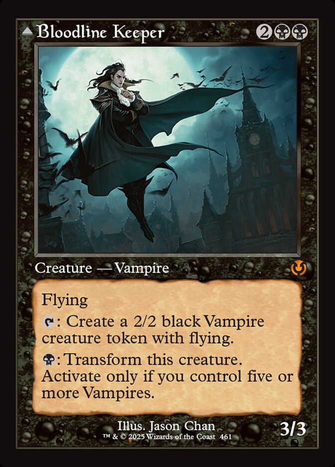 Bloodline Keeper // Lord of Lineage - [Foil, Retro Frame] Innistrad Remastered (INR)