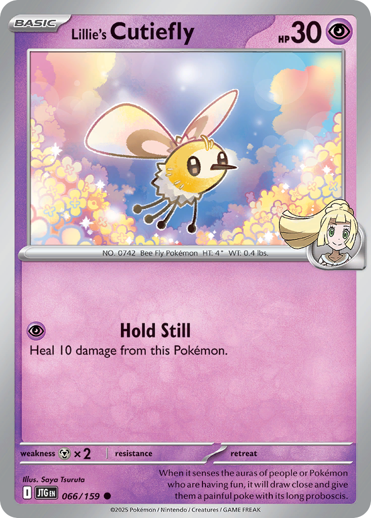 Lillie's Cutiefly (66/159) - [Reverse Holo] Journey Together (JTG)