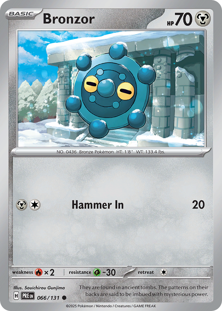 Bronzor (66/131) - Prismatic Evolutions (PRE)