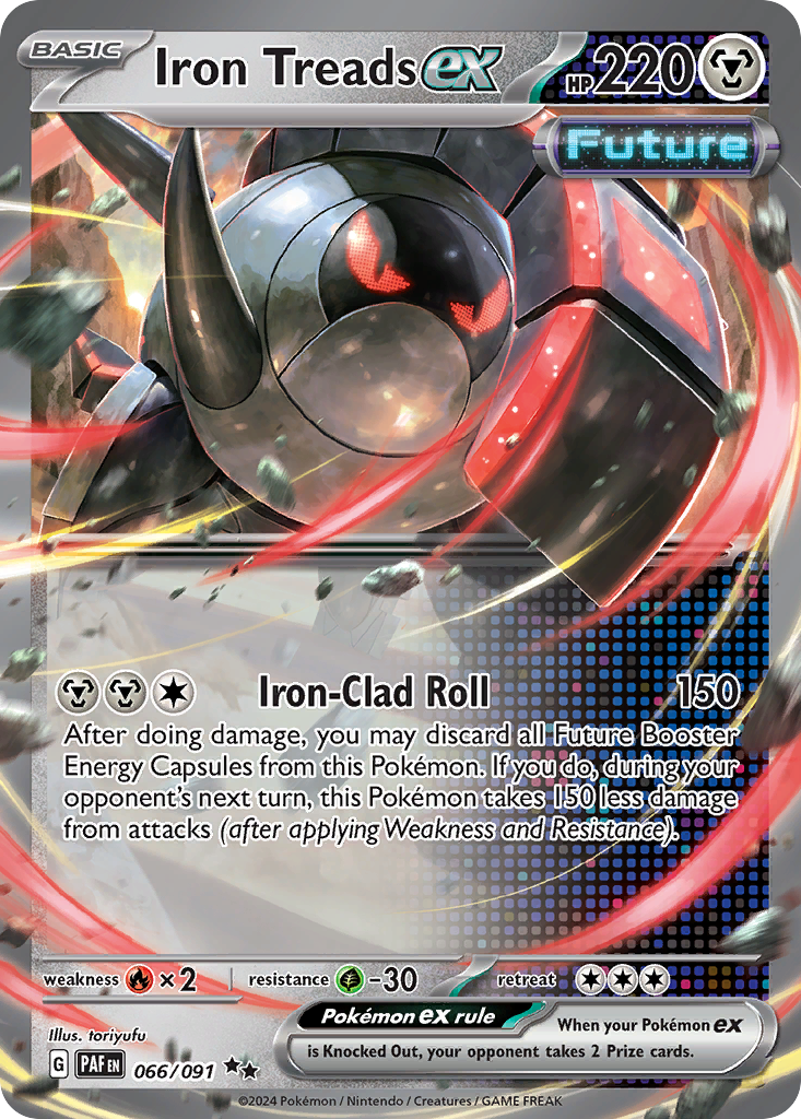 Iron Treads ex (66/91) - [Holo Foil] Paldean Fates (PAF)