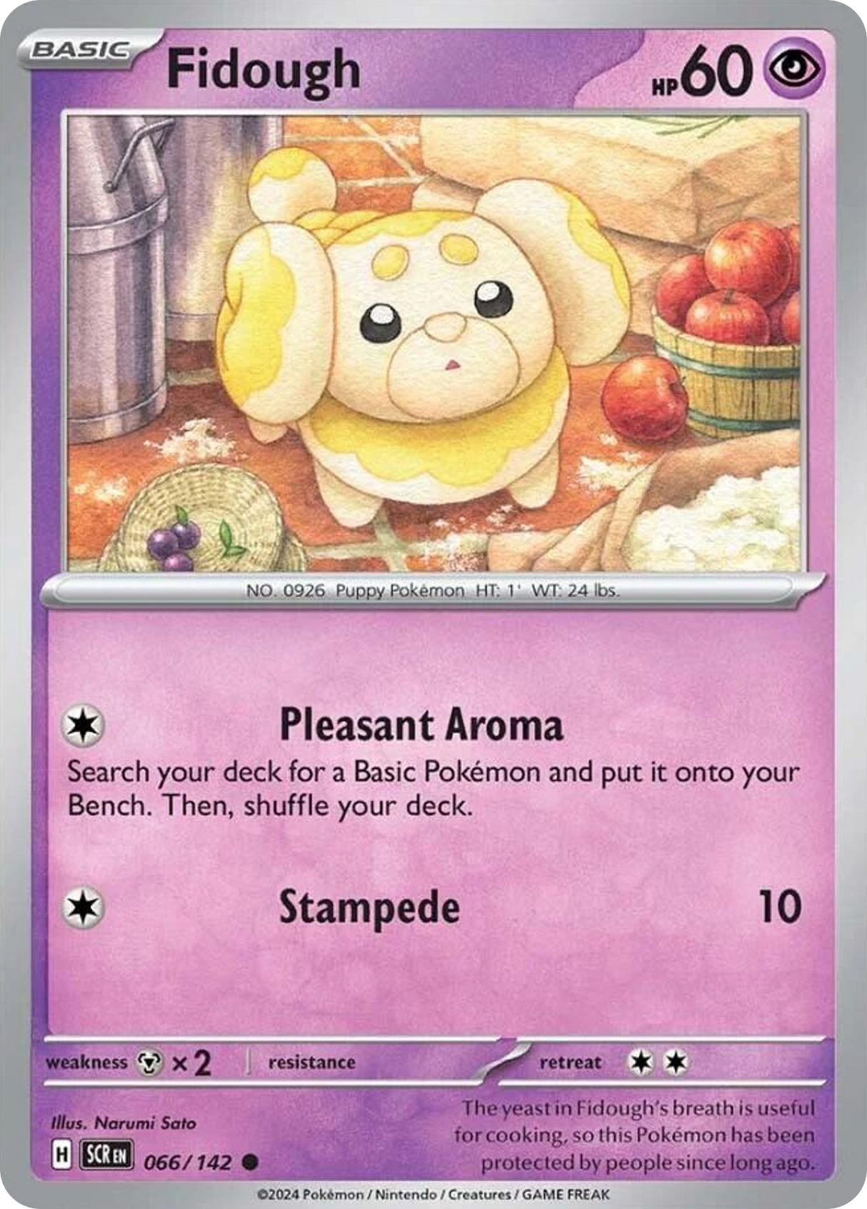 Fidough (66/142) - [Reverse Holo] Stellar Crown (SCR)