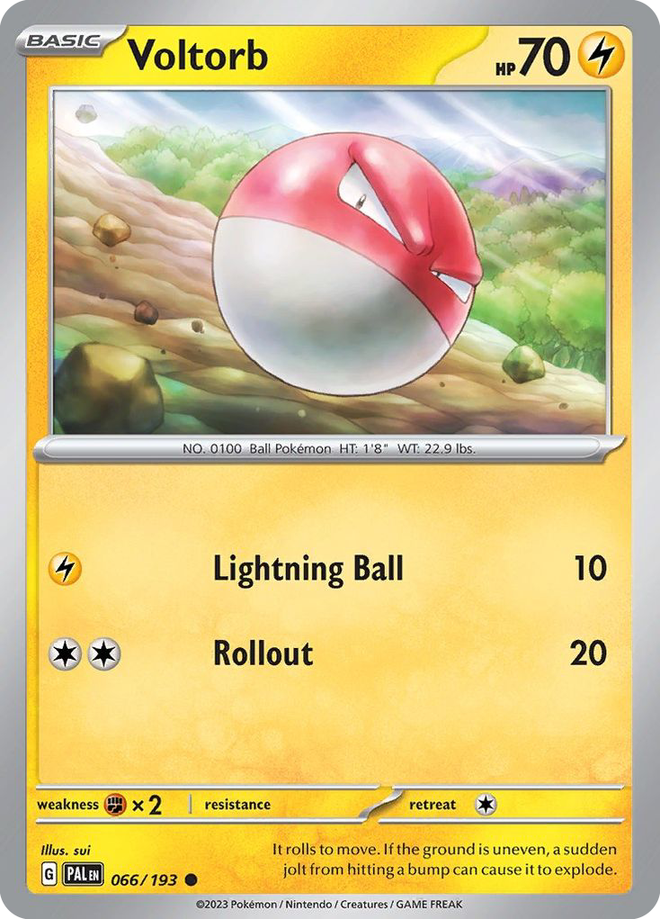 Voltorb (66/193) - Paldea Evolved (PAL)