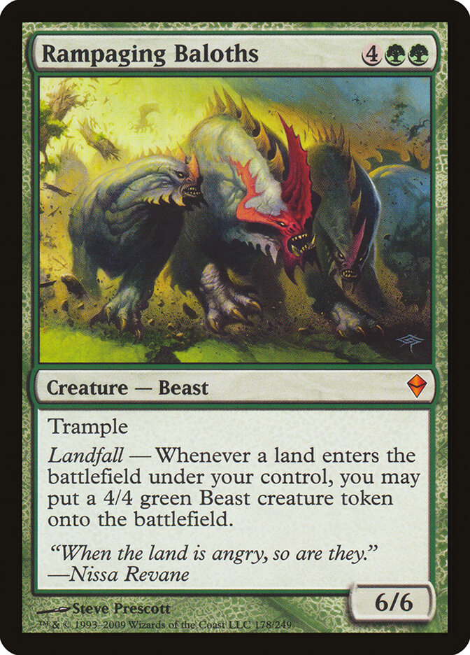 Rampaging Baloths (178) - Zendikar (ZEN)