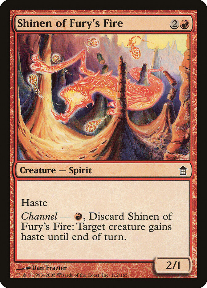Shinen of Fury's Fire (112) - Saviors of Kamigawa (SOK)