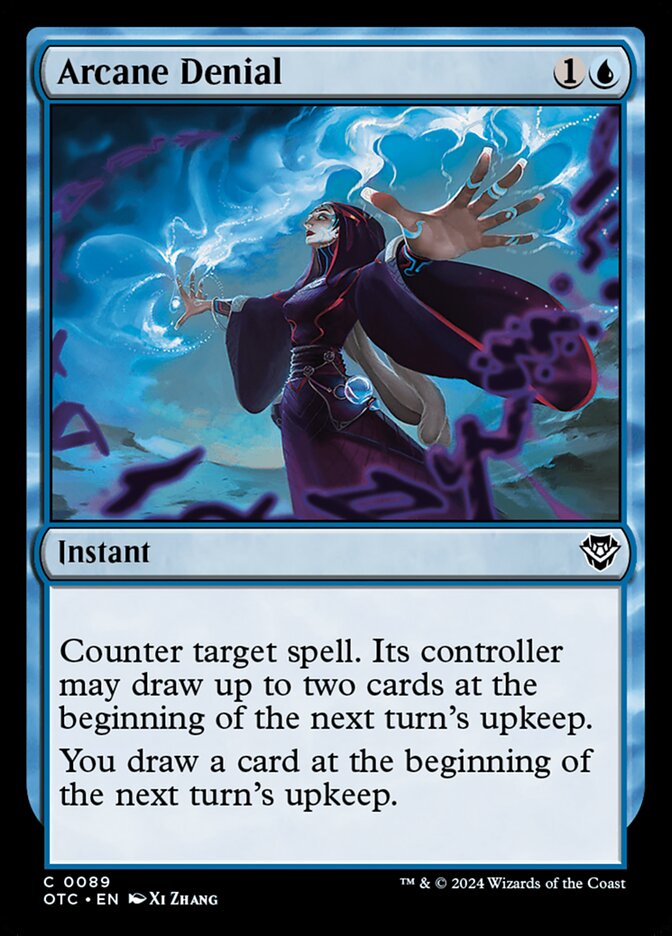Arcane Denial (89) - Outlaws of Thunder Junction Commander (OTC)