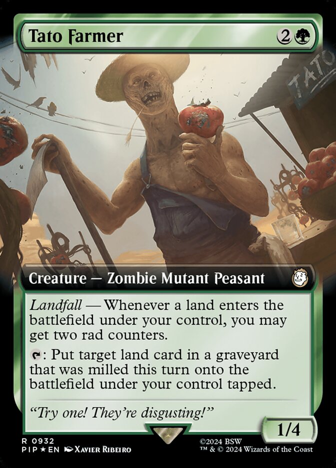 Tato Farmer - [Surge Foil, Extended Art] Fallout (PIP)