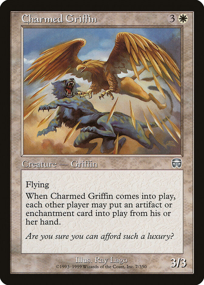 Charmed Griffin (7) - Mercadian Masques (MMQ)