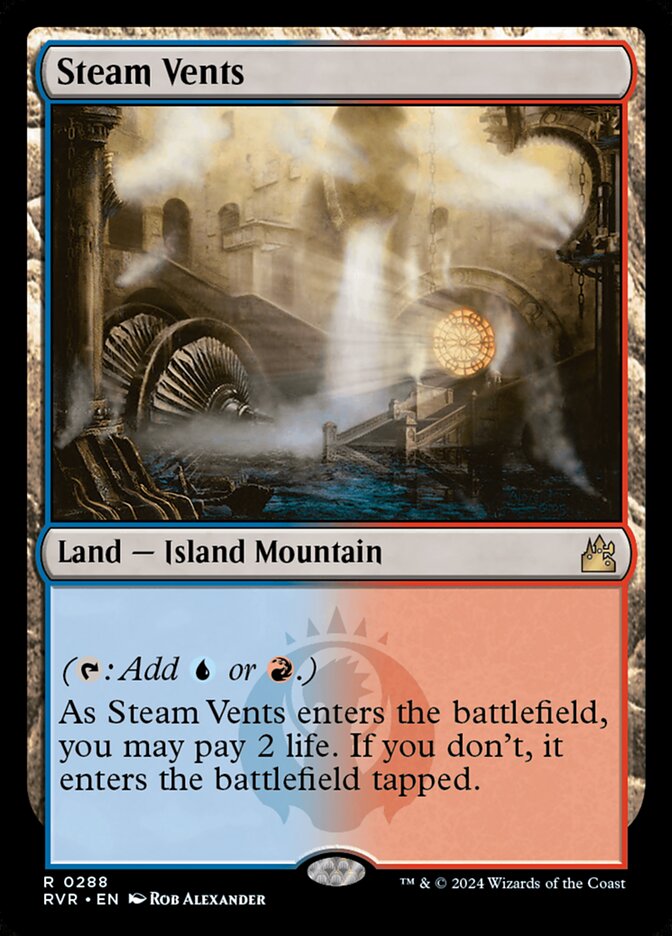 Steam Vents (288) - Ravnica Remastered (RVR)