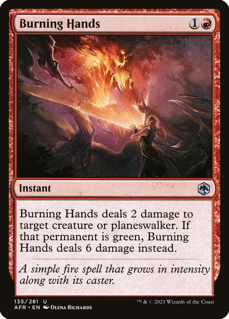 Burning Hands (135) - Adventures in the Forgotten Realms (AFR)