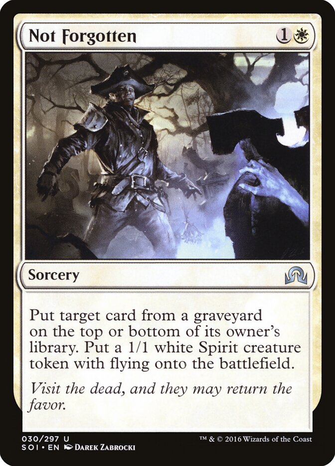 Not Forgotten (30) - Shadows over Innistrad (SOI)