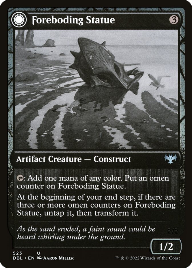 Foreboding Statue // Forsaken Thresher - [Foil] Innistrad: Double Feature (DBL)