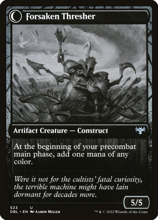 Foreboding Statue // Forsaken Thresher (523) - Innistrad: Double Feature (DBL)