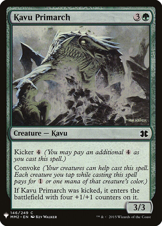 Kavu Primarch (MM2-146) - The List (PLST)