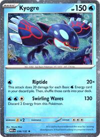 Kyogre (Cosmos Holo) (34) - Miscellaneous Cards & Products (MCAP)