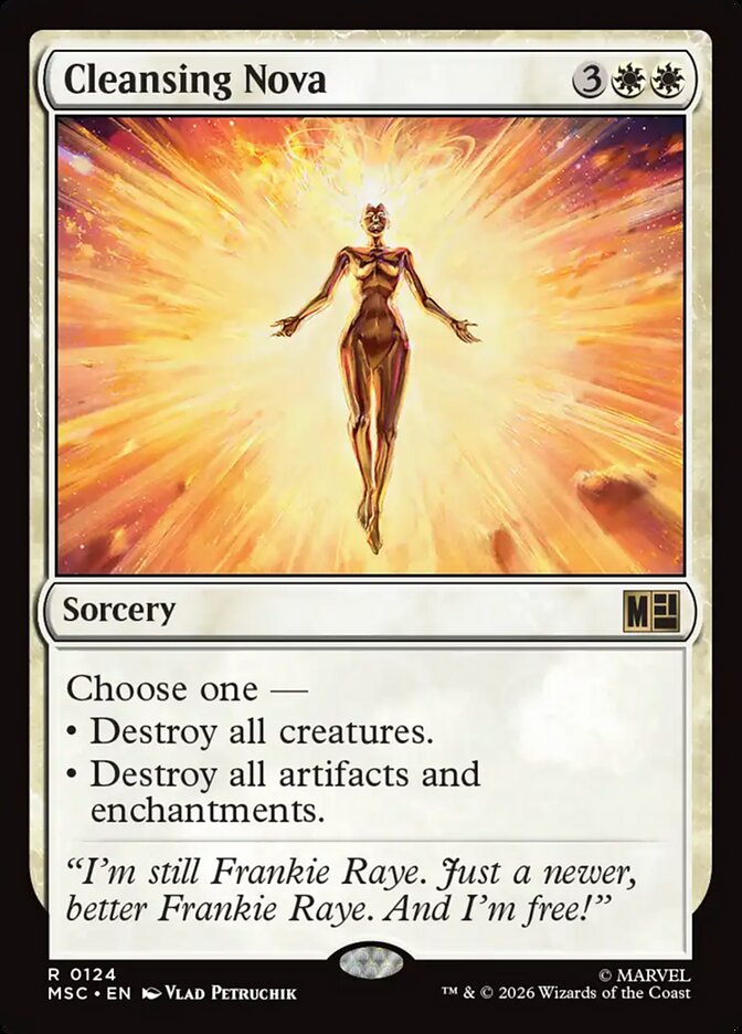 Cleansing Nova (124) - Marvel Super Heroes Commander (MSC)