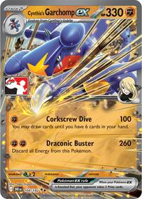 Cynthia's Garchomp ex (104) - Prize Pack Series Cards