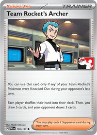 Team Rocket's Archer (170) - Prize Pack Series Cards