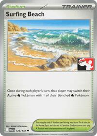 Surfing Beach (129) - Prize Pack Series Cards