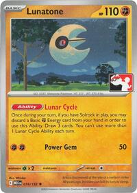 Lunatone (74) - Prize Pack Series Cards