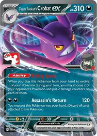 Team Rocket's Crobat ex (122) - Prize Pack Series Cards