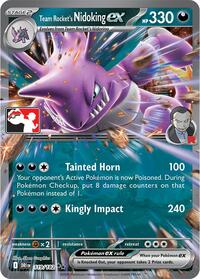 Team Rocket's Nidoking ex (119) - Prize Pack Series Cards