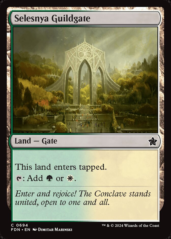 Selesnya Guildgate (694) - Foundations (FDN)