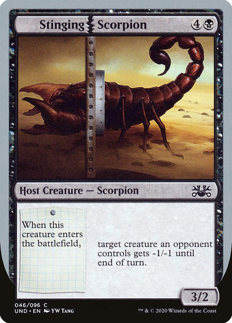 Stinging Scorpion (46) - Unsanctioned (UND)