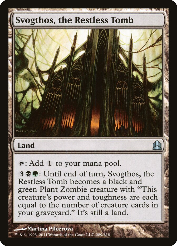 Svogthos, the Restless Tomb (289) - Commander 2011 (CMD)