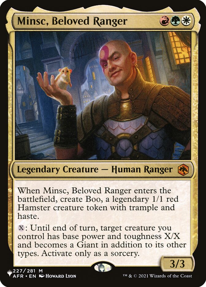 Minsc, Beloved Ranger (AFR-227) - The List (PLST)