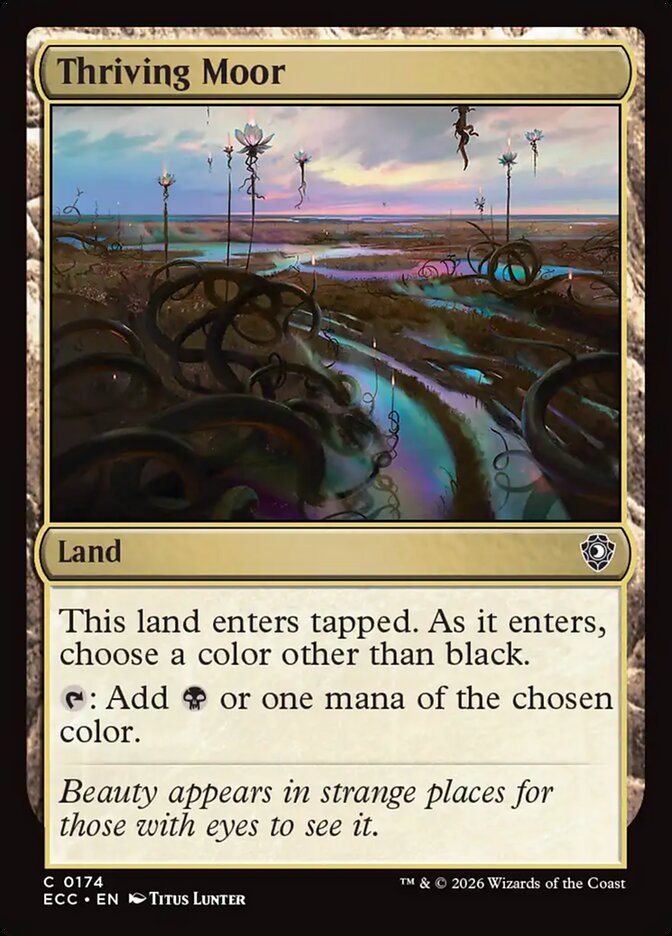 Thriving Moor (174) - Lorwyn Eclipsed Commander (ECC)
