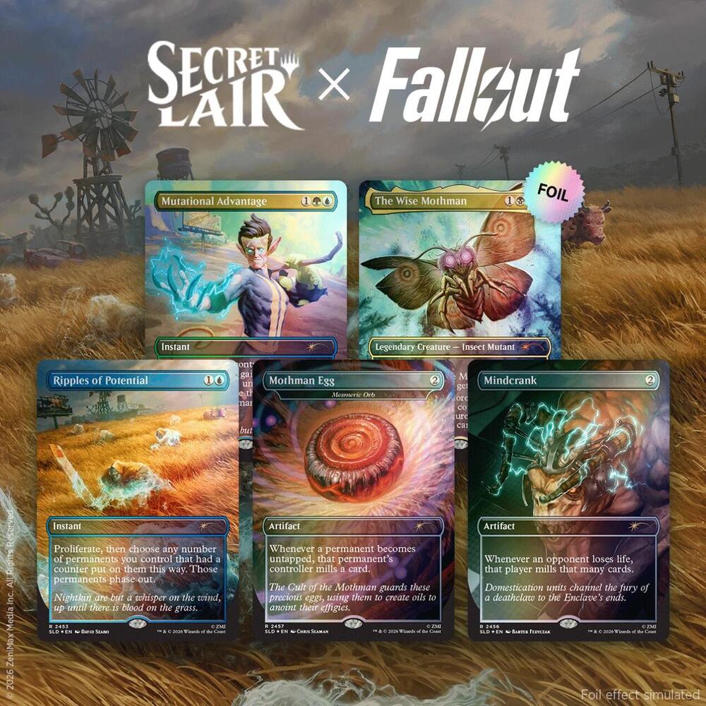 Secret Lair Drop: Secret Lair x Fallout: Rad - Traditional Foil Edition - Secret Lair Drop Series (SLD)