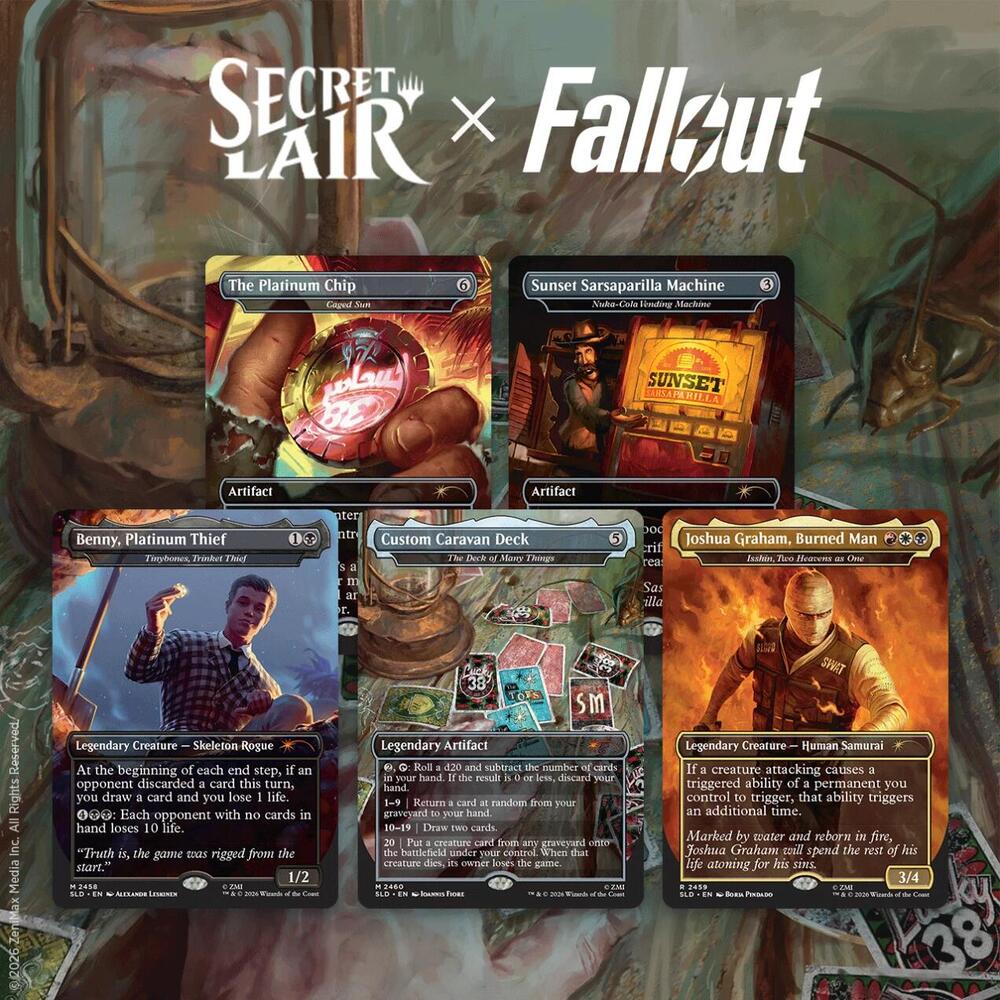 Secret Lair Drop: Secret Lair x Fallout: Welcome to New Vegas - Non-Foil Edition