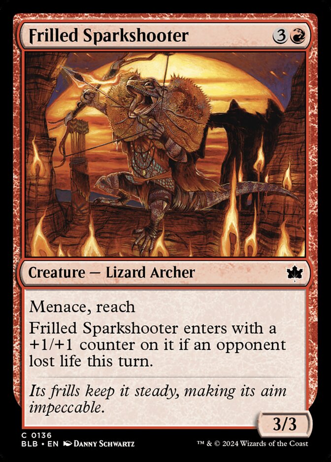 Frilled Sparkshooter (136) - Bloomburrow (BLB)