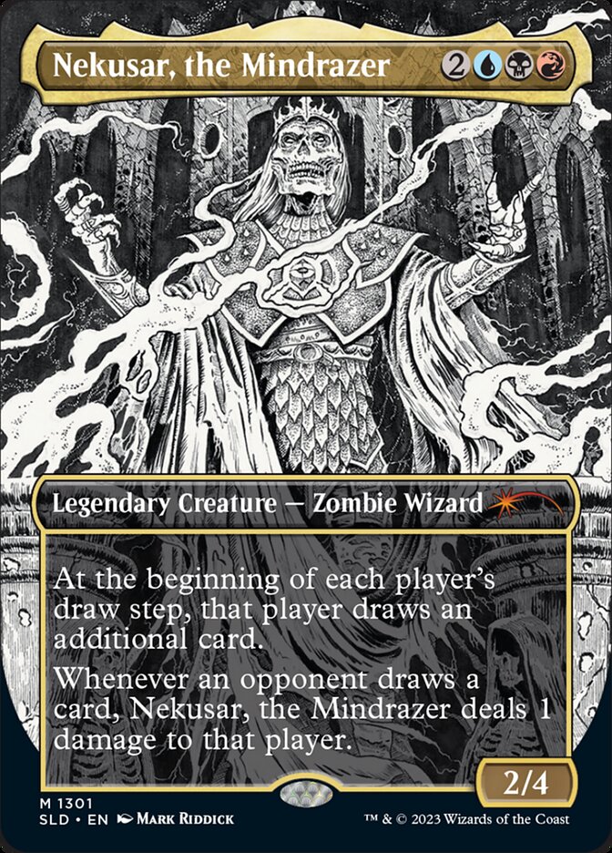 Nekusar, the Mindrazer (1301) - [Borderless] Secret Lair Drop (SLD)