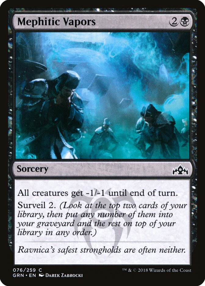 Mephitic Vapors (76) - Guilds of Ravnica (GRN)