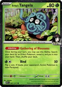 Erika's Tangela - 007/217 (Cosmo Holo) (7) - Miscellaneous Cards & Products (MCAP)