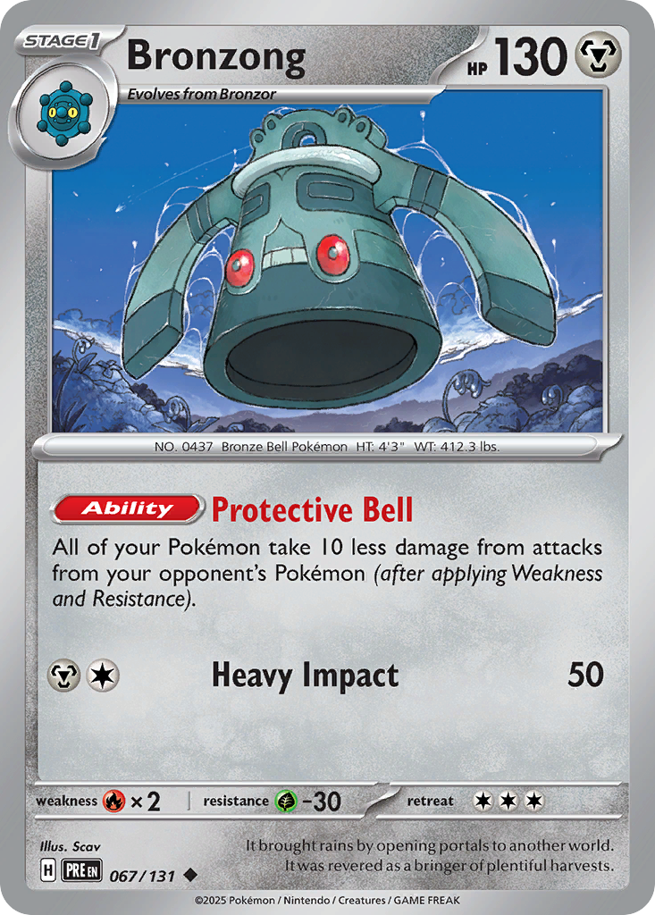 Bronzong (67/131) - Prismatic Evolutions (PRE)