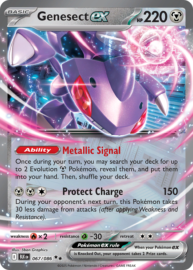 Genesect ex (67/86) - Black Bolt (BLK)