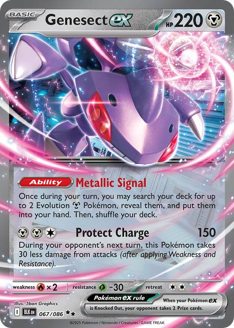 Genesect ex (67/86) - Black Bolt (BLK)