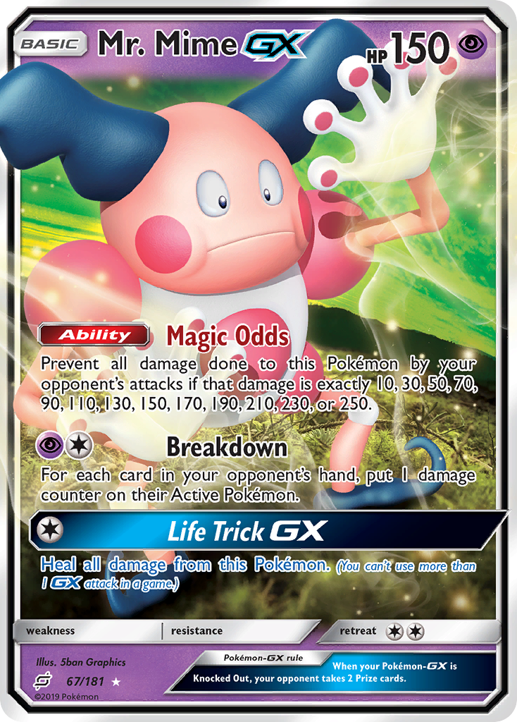 Mr. Mime-GX (67/181) - [Holo Foil] Team Up (TEU)