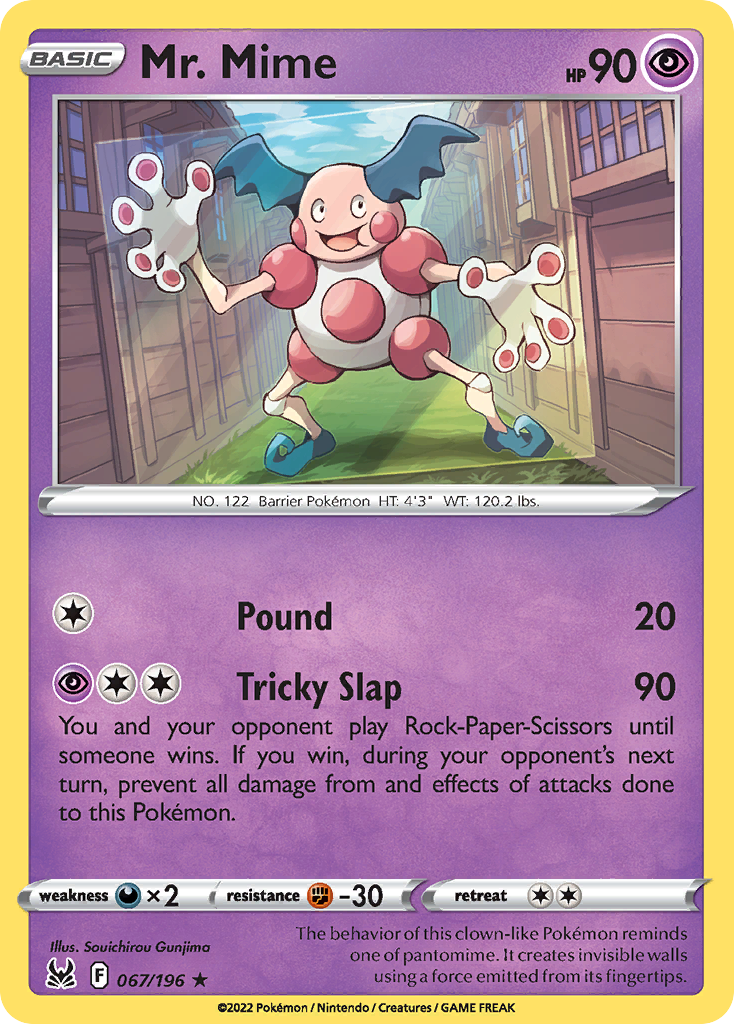 Mr. Mime (67/196) - Lost Origin (LOR)