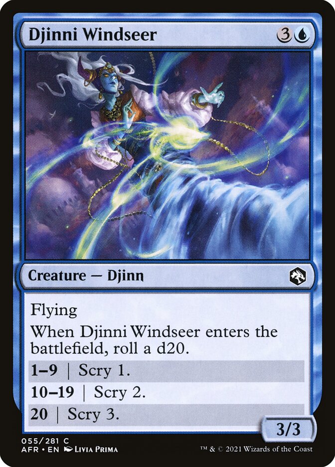 Djinni Windseer (55) - Adventures in the Forgotten Realms (AFR)