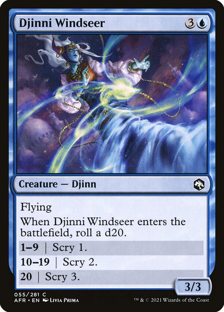 Djinni Windseer (55) - Adventures in the Forgotten Realms (AFR)